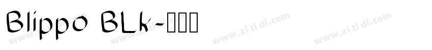 Blippo BLk字体转换